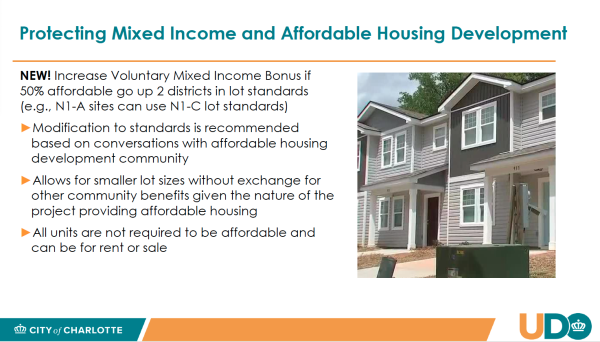 Mixed and affordable housing